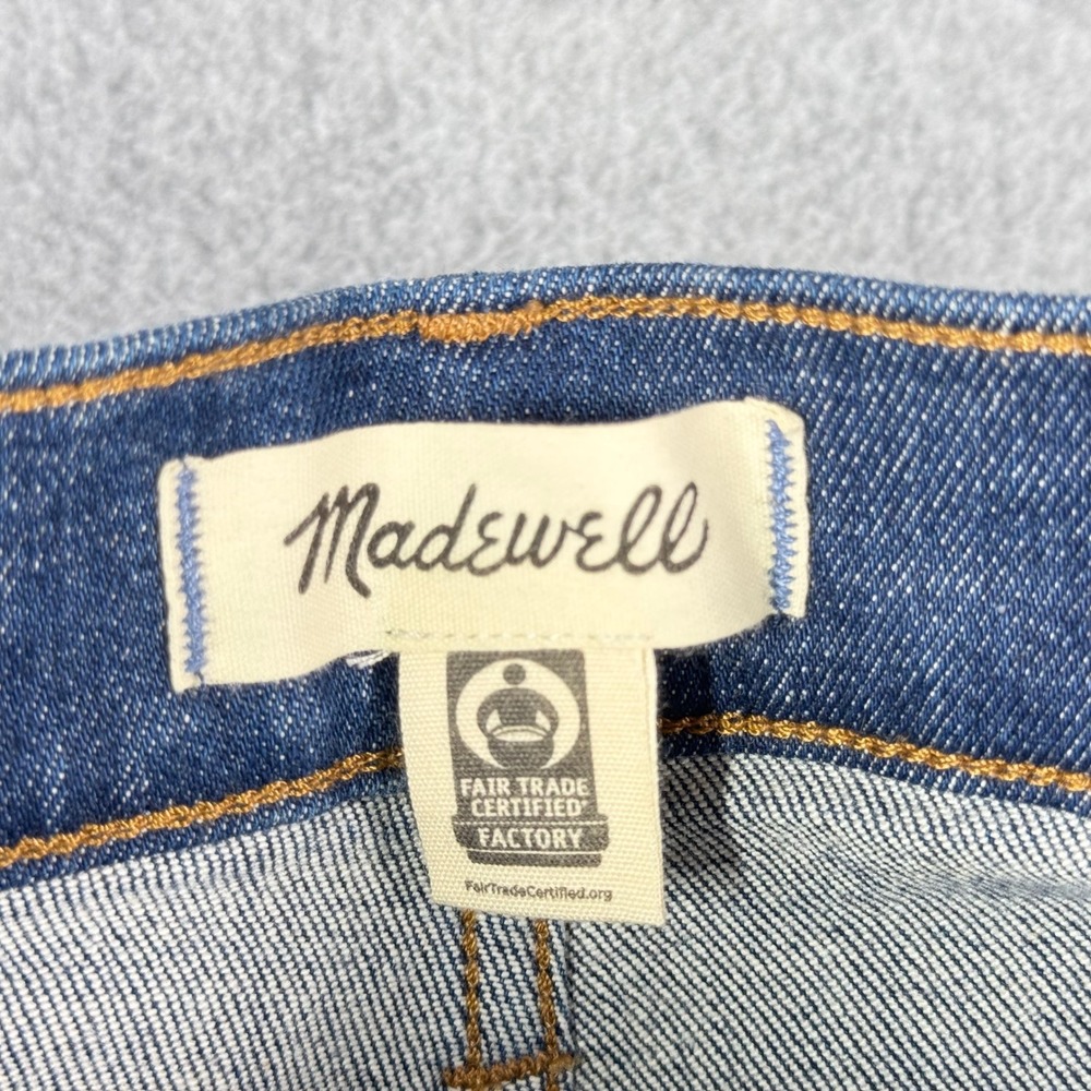 Madewell The Perfect Vintage Wide-Leg Jeans Womens 29P Dark Wash High Rise - Picture 12 of 13